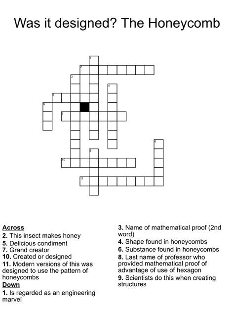 The <strong>Crossword Solver</strong> found 60 answers to "Tied", 8 letters <strong>crossword</strong> clue. . Honeycomb units crossword